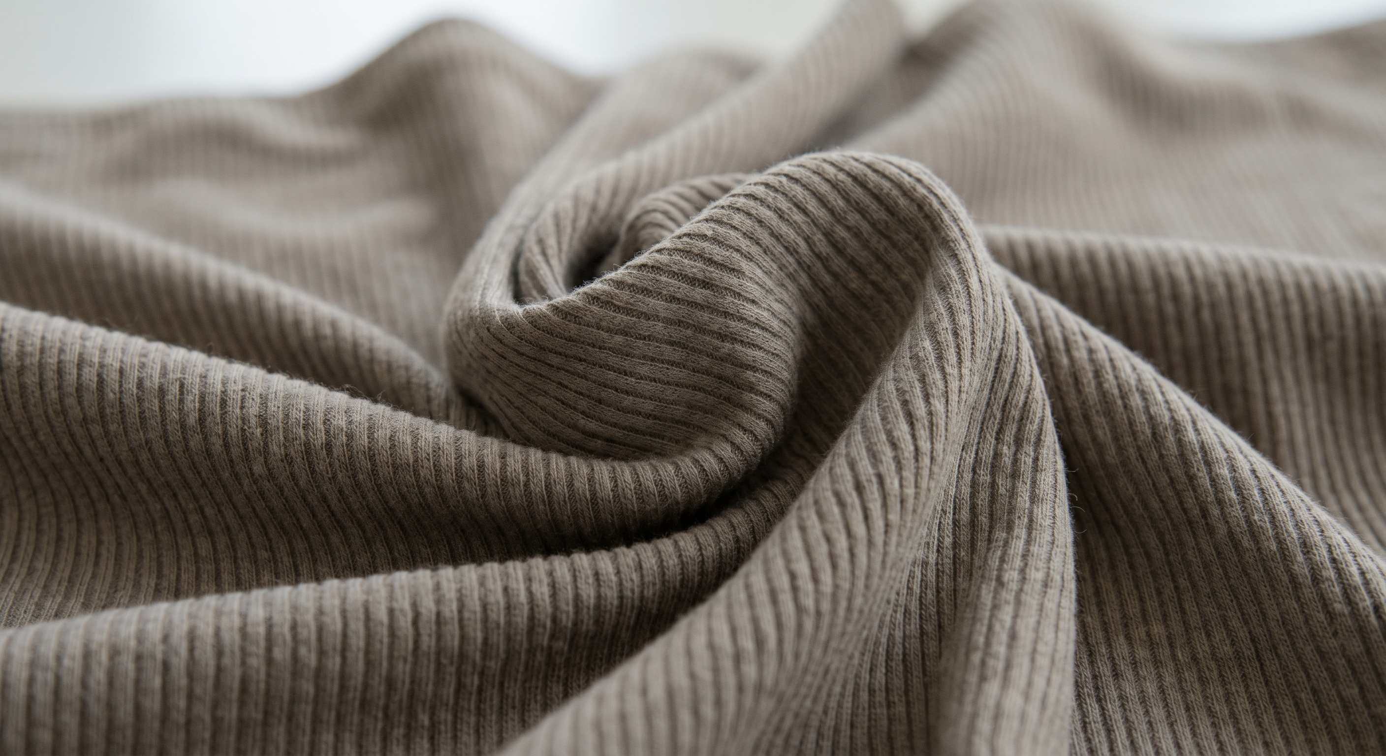 Flexible Bamboo Spandex Textured Rib Knit