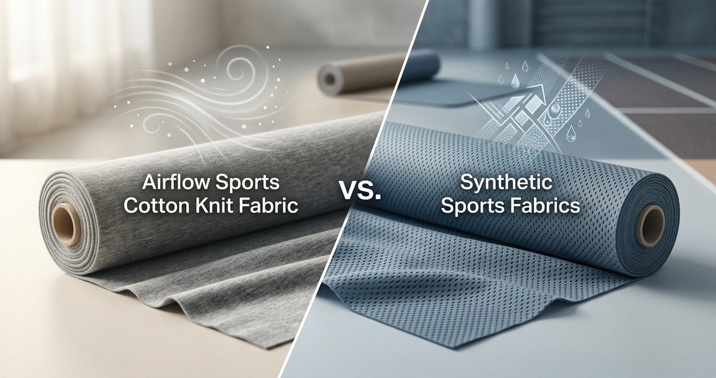 Airflow Sports Cotton Knit Fabric